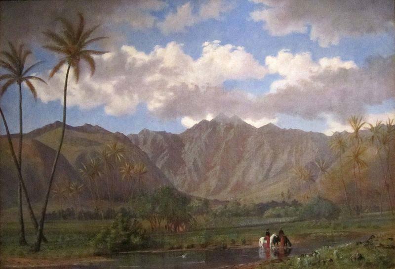 Enoch Wood Perry, Jr. Manoa Valley from Waikiki oil painting image